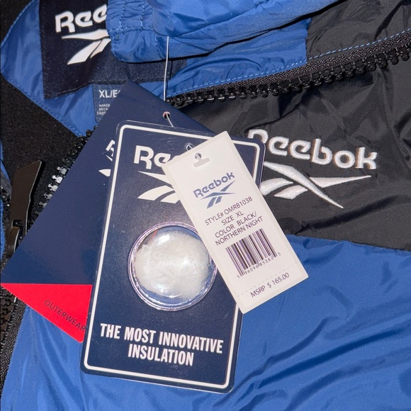 Reebok Northern Night Hooded Insulated Puffer Jacker - Picture 4 of 4